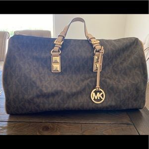 Michael Kors Duffle Bag MK Signature Weekender Bag